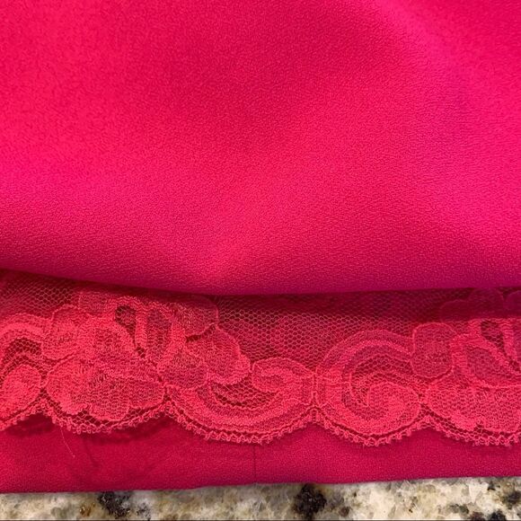Trina Turk Fuchsia Dress Size 10 Keyhole Cutout - Picture 6 of 10